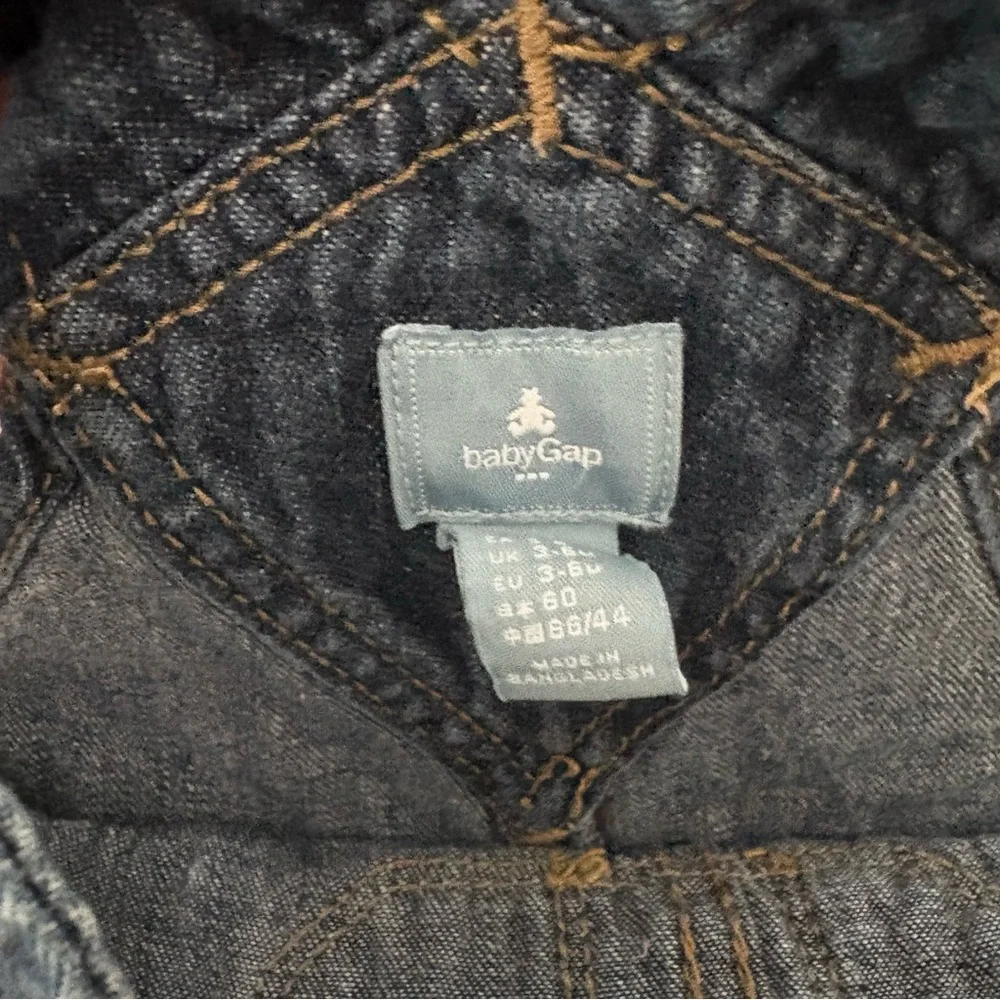 Baby GAP Denim Jean Overalls - Picture 2 of 4